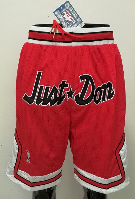 2020 Men NBA Chicago Bulls red 05 shorts